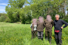 Die kleine aber effektive Truppe mit meiner Wenigkeit